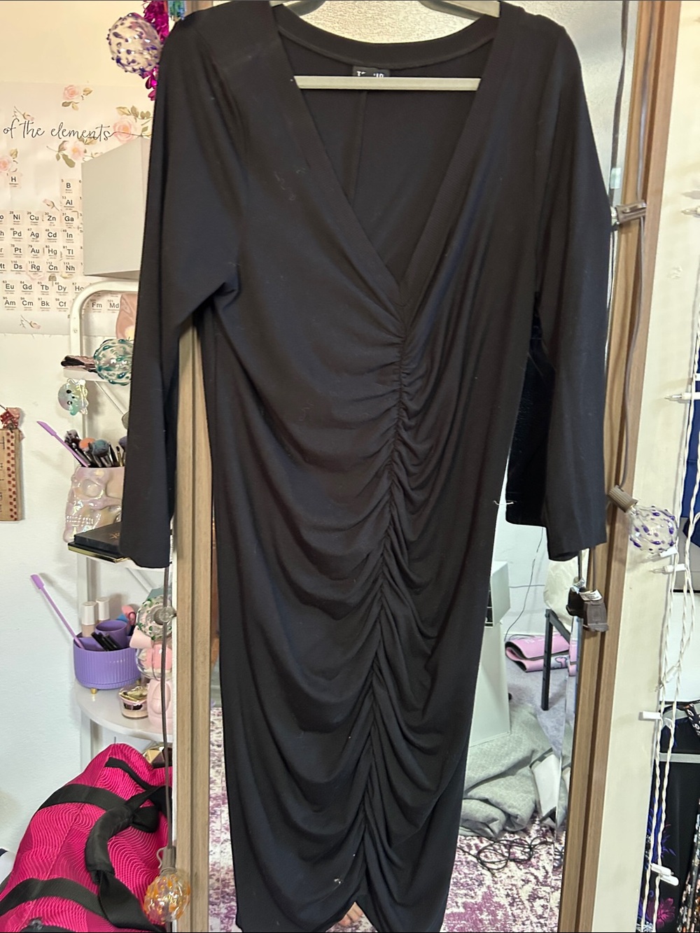 TORRID Ruched V-Neck Dress